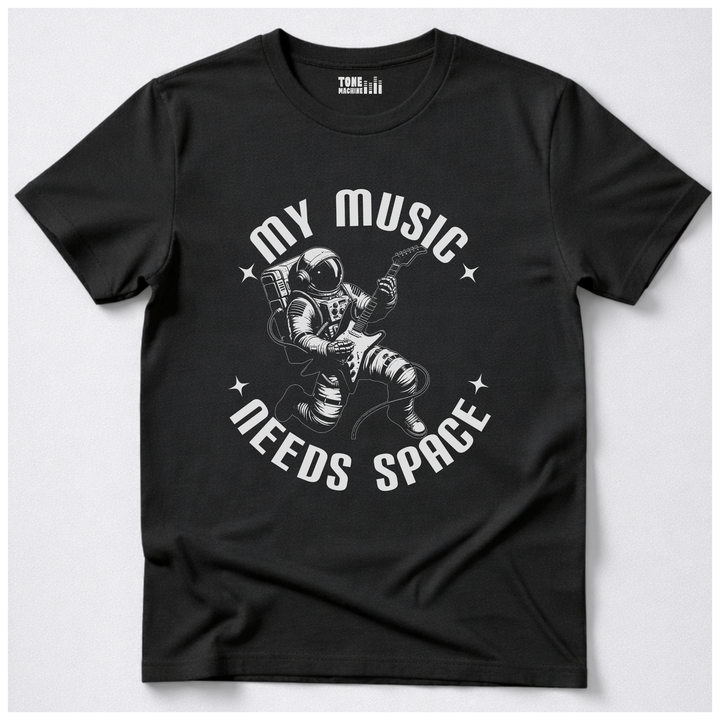 My Music Needs Space Guitar T-Shirt
