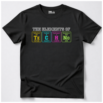 The Elements Of Techno DJ T-Shirt