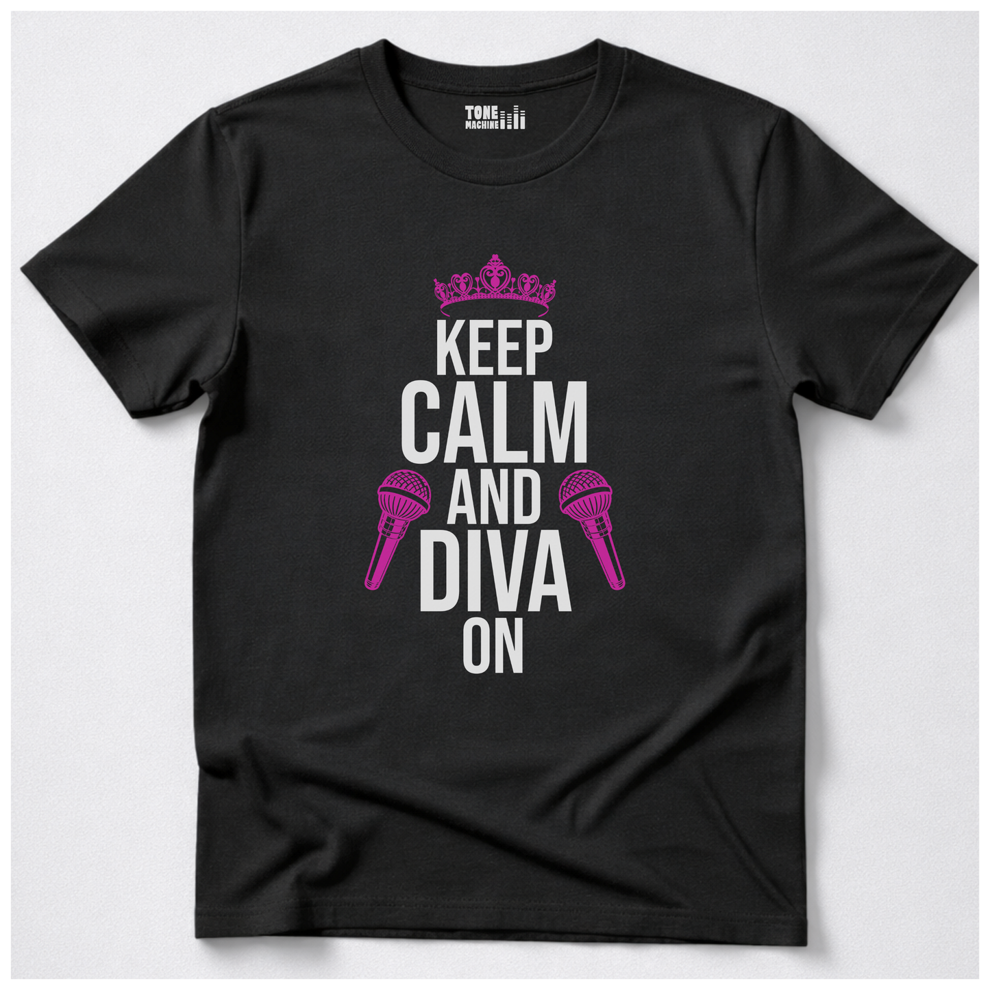 Keep Calm And Diva On Singer T-Shirt