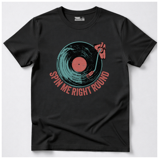 Spin Me Right Round Vinyl T-Shirt