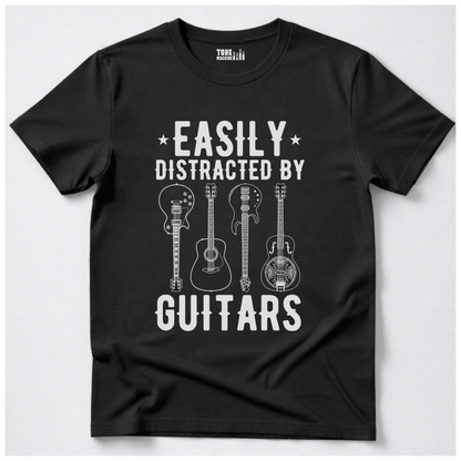 Easily Distracted By Guitars T-Shirt