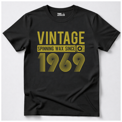 Spinning Wax Since 1969 Vinyl T-Shirt