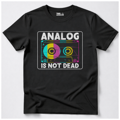Analog Is Not Dead Cassette Retro T-Shirt