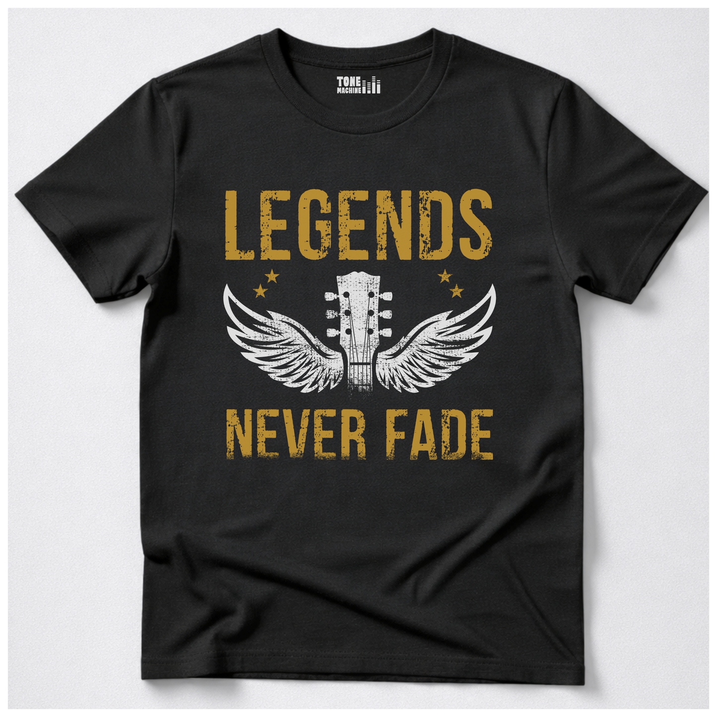 Legends Never Fade Guitar T-Shirt