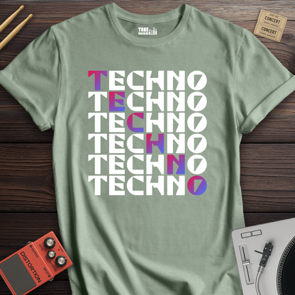 Techno Repeat DJ T-Shirt