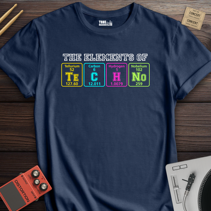 The Elements Of Techno DJ T-Shirt
