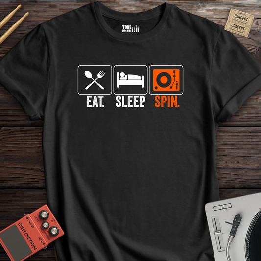 Eat Sleep Spin DJ T-Shirt