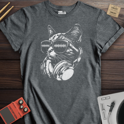 Raver Cat DJ T-Shirt