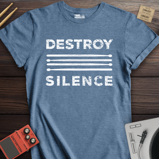 Destroy Silence Drum T-Shirt