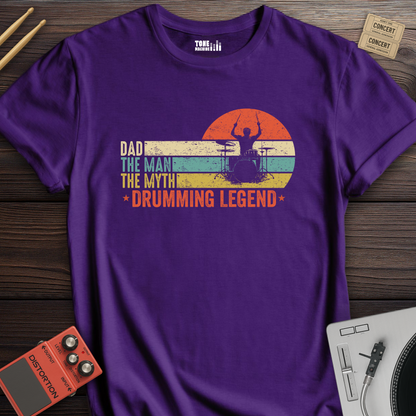 Dad Drumming Legend T-Shirt