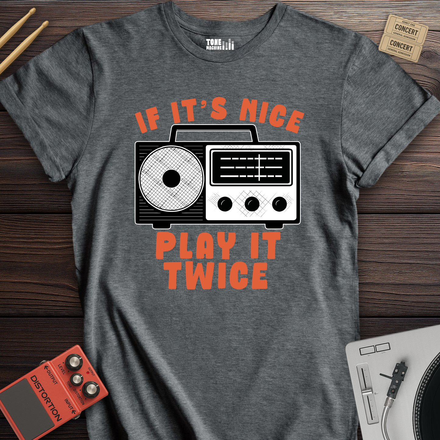 If It's Nice Play It Twice Retro T-Shirt