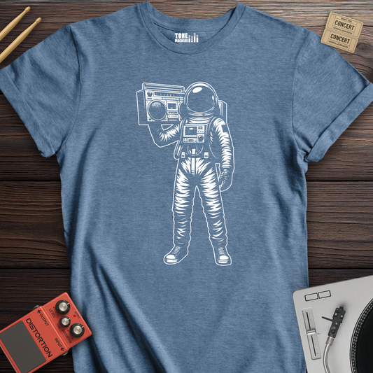 Bass In Orbit Retro T-Shirt