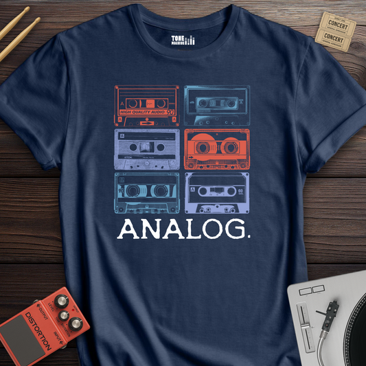 Analog Cassette Retro T-Shirt