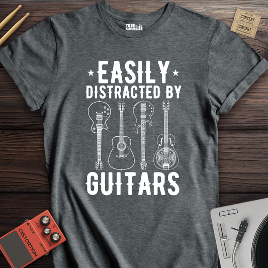 Easily Distracted By Guitars T-Shirt