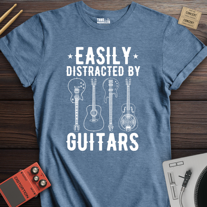 Easily Distracted By Guitars T-Shirt