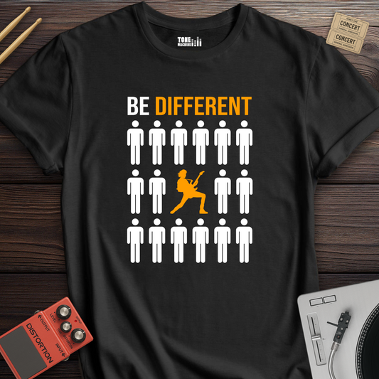 Be Different Guitar T-Shirt