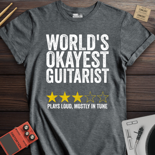 World's Okayest Guitarist T-Shirt