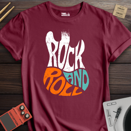 Rock And Roll Guitar T-Shirt