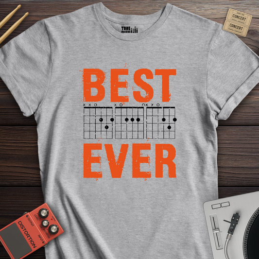 Best DAD Ever Guitar T-Shirt