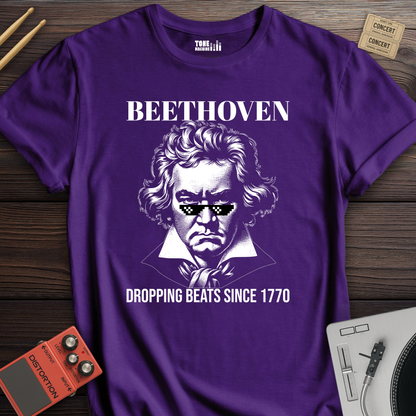 Beethoven Dropping Beats T-Shirt