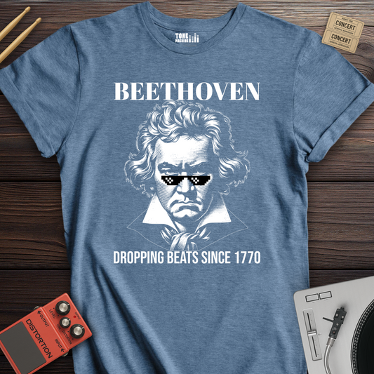 Beethoven Dropping Beats T-Shirt