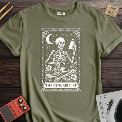 The Cowbellist Tarot Card T-Shirt