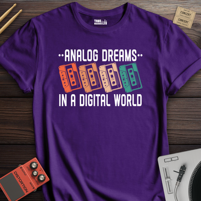 Analog Dreams Cassette Retro T-Shirt