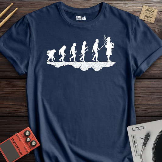 Bagpiper Evolution T-Shirt