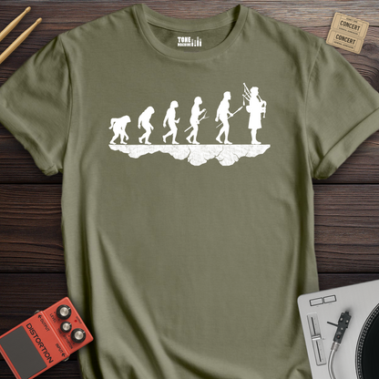 Bagpiper Evolution T-Shirt