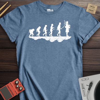 Bagpiper Evolution T-Shirt