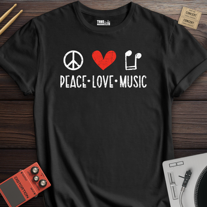 Peace Love Music T-Shirt