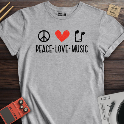 Peace Love Music T-Shirt