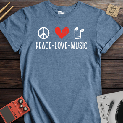 Peace Love Music T-Shirt
