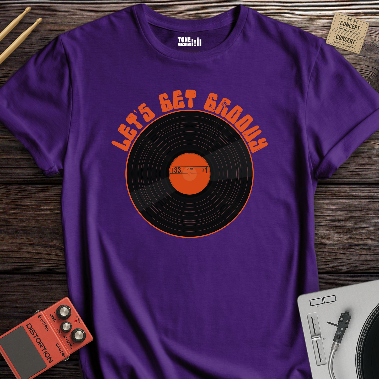 Let's Get Groovy Vinyl T-Shirt