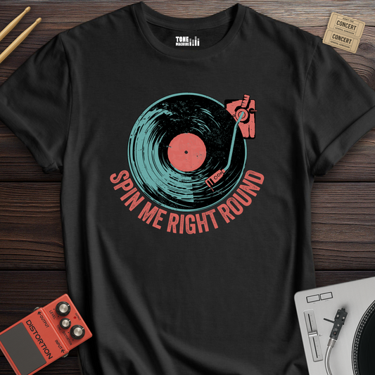 Spin Me Right Round Vinyl T-Shirt