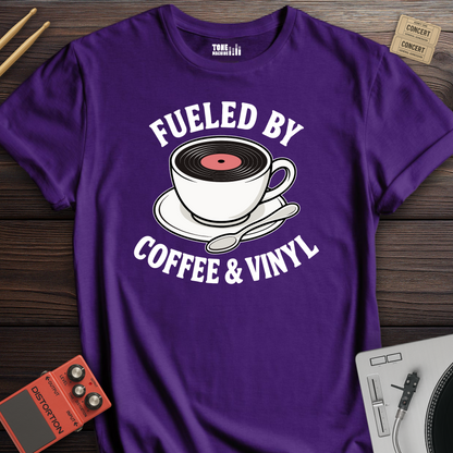 Fueled By Coffee And Vinyl T-Shirt