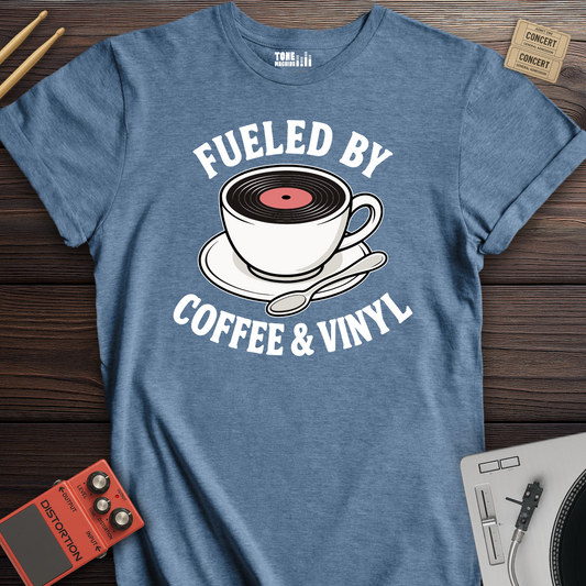 Fueled By Coffee And Vinyl T-Shirt