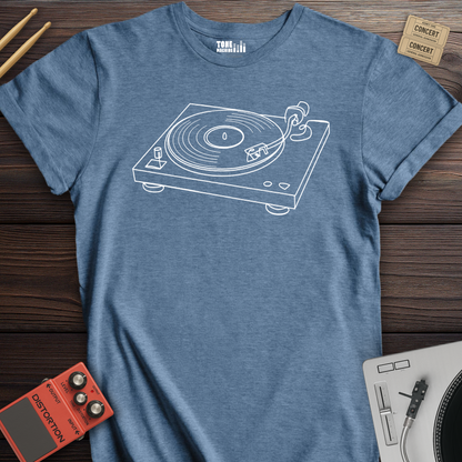 Linear Spins Vinyl T-Shirt