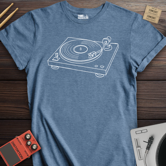 Linear Spins Vinyl T-Shirt