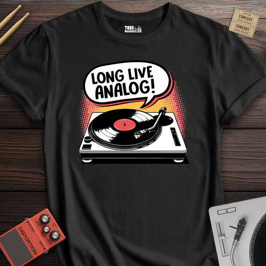 Long Live Analog Vinyl T-Shirt