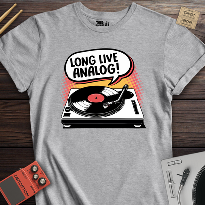 Long Live Analog Vinyl T-Shirt