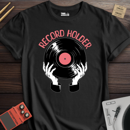 Record Holder Vinyl T-Shirt