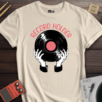 Record Holder Vinyl T-Shirt