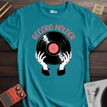 Record Holder Vinyl T-Shirt