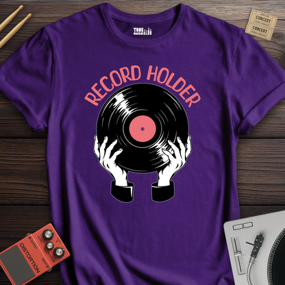 Record Holder Vinyl T-Shirt