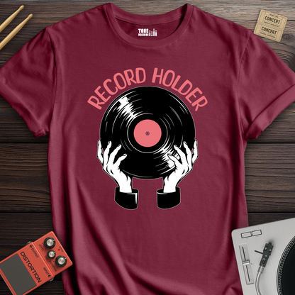 Record Holder Vinyl T-Shirt