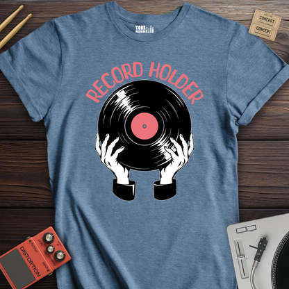 Record Holder Vinyl T-Shirt