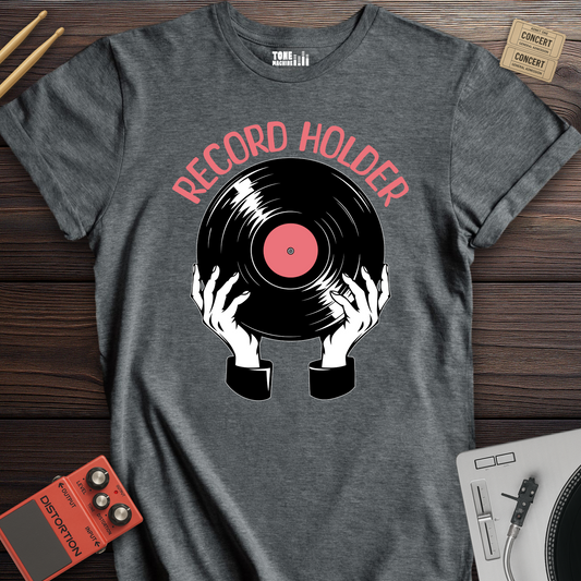 Record Holder Vinyl T-Shirt