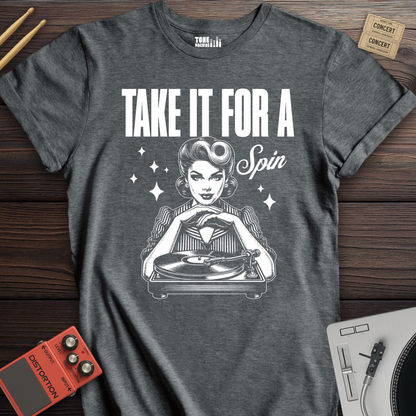 Take It For A Spin Vinyl T-Shirt