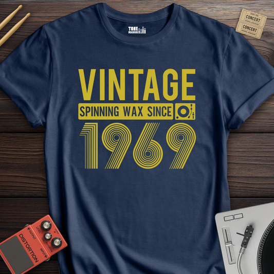 Spinning Wax Since 1969 Vinyl T-Shirt